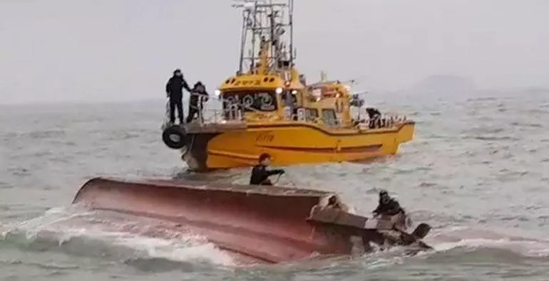 Fotos: EPA/Korea Coast Guard