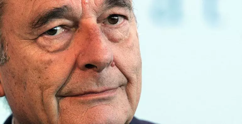 Ex-presidente francês Jacques Chirac, em imagem de arquivo — Foto: Patrick Kovarik / AFP