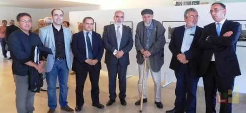 Biblioteca Municipal de Viana do Castelo ( Da esq. para a dir -José Luís Carvalho, Daniel Bastos, Paulo Pisco, José Maria Costa, Gérald Bloncourt, Rui Pena Pires e Pedro Góis)